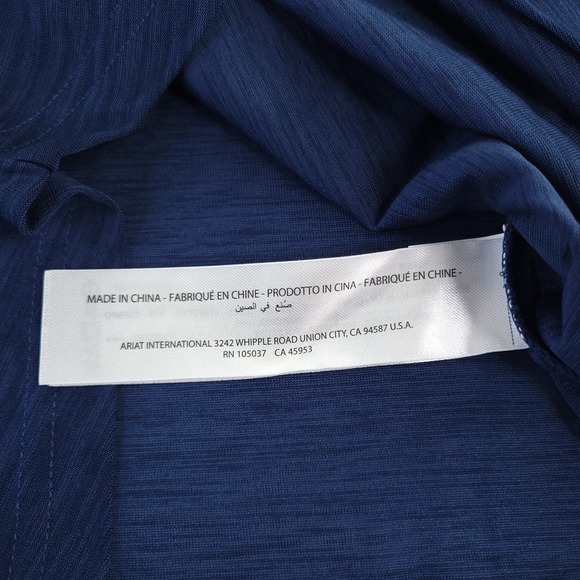 Ariat Tek Laguna Hoodie Womens Medium Heathered Blue Long Sleeve Pullover - Picture 5 of 13